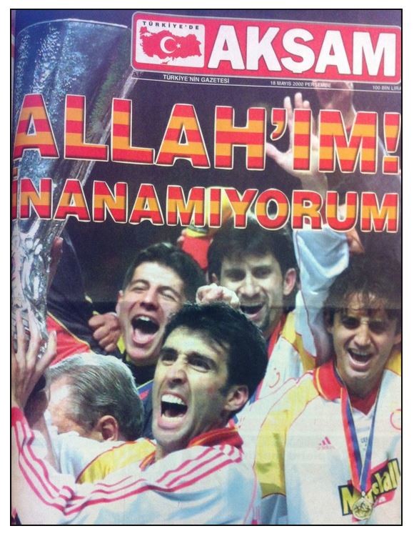 Akşam 18 Mayıs 2000 manşet